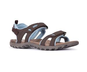 TRESPASS Serac - Sandalia para mujer, café, 41 EU