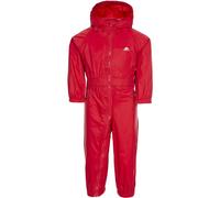 Trespass Set de lluvia infantil Button - Babies Rain Suit Rojo 18-24 Monate