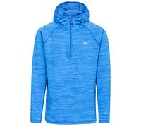 Trespass Shale Forro Polar cálido con Capucha de 260 g/m², para Hombres, Adultos, para Caminar, Senderismo, Camping, Actividades al Aire Libre, Deportes de Nieve, esquí y Snowboard, Marl Azul, XL