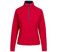 Trespass Skylar - Microforro polar ultraligero y media cremallera para mujer, 130 g/m² (paquete de 1), rosso, S