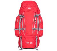 Trespass Trek Mochila, Unisex Adulto, Rojo (RDT), 66 l