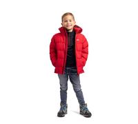 Trespass Tuff - Chubasquero para niño (Impermeable, con Capucha Desmontable), Primavera/Verano, Niños, Color Rojo, tamaño 9/10