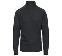 Trespass wise360 - Hombres De Secado Rápido ½ Zip Base Capa Superior, Hombre, Color Negro, tamaño L