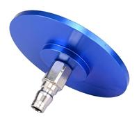 Tressify Adaptador de ventosa Vac-U-Lock de aluminio de 10 cm, conexión rápida azul para tubo de aire, ajuste de metal y fácil cuidado