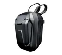 Tressify Bolsa para patinete eléctrico, 2,5 L / 2,499.0 ml EVA Hard Shell Bolsa de manillar para bicicletas plegables, almacenamiento impermeable con cremallera impermeable, logotipo reflectante, 19,5