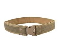 Tressify Cinturón ajustable de nailon caqui, 130 cm, acolchado de 5 cm, con hebilla de polímero, para hombres, fuerzas del orden, trabajo al aire libre, entrenamiento