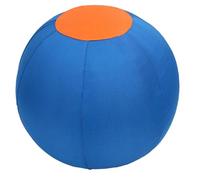 Tressify Pelota de pastoreo para perros de 17.7 pulgadas y 45 cm, juguete de ejercicio azul para perros con cubierta de tela Oxford, bomba, manual, tapones y pinzas, bola de pastoreo para perros