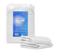 TREST Elite - Calzoncillos para hombres y mujeres, pañales nocturnos para incontinencia, absorción de élite, cómodos, neutralizadores de olores y ajuste seguro, con 2 pestañas anchas, blanco, mediano