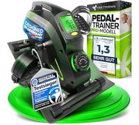 Tretmann Pro Set [El Original] Extra Silencioso y Suave para las articulaciones + Alfombra antideslizante y banda de fijación probada por DEKRA - Entrenador de piernas para mayores Mini Bicicleta de