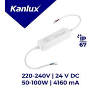 TRETO IP67 Fuente de alimentación CC 24V 100W max 4160mA 39517