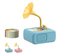 Tretregard Kids Phonograph, Kids Phonograph with 96 Cards Treatregard, with 96 Learning Cards and 8 Recording Cards, (Blue)
