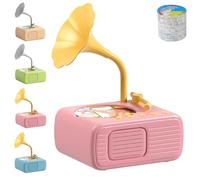 Tretregard Phonograph, Educational Music Story Player, Kids Phonograph with 96 Cards, Audio Book Gift for Boys and Girls (Pink)