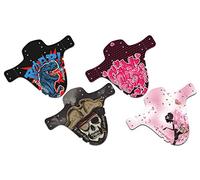 Tretwerk DIREKT Räder Riesel Design DRECK - Guardabarros Delantero para niños (Vienen con Collares Rilsan) - Ruedas de hasta 20 Pulgadas Made in Germany - Power Girl