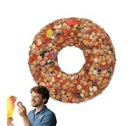 Treuts De Aves: Suministros De Bocadillos De Grano De Forma De De 6 Cm, Suministros De Bocadillos De Entrenamiento, Accesorio De Juguetes De Enriquecimiento, Anillo De Mascar De Aviario Duradero