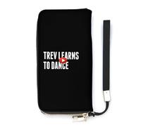 Trev Learns to Dance - Cartera delgada para mujer, bolso largo, bonito bolso de mano, tarjetero