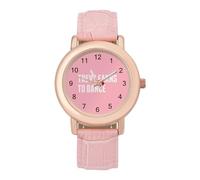 Trev Learns to Dance - Elegante reloj analógico de cuarzo para mujer, correa de piel