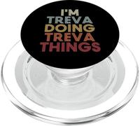 Treva Name Treva Personalized Name First Given PopSockets PopGrip para MagSafe
