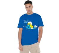 Trevco, Inc. Smurfs Smurfette The Sky is Always Blue T Shirt, Royal Camiseta, Azul Cobalto, 3XL Unisex Adulto