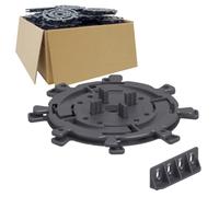 Trevendo - Cojinetes universales y rodamientos de placas XS 10-17 mm para madera, WPC y piedra