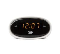 Trevi EC 880 Reloj Digital con Despertador, Color Blanco, 13.5 x 6.5 x 5 cm