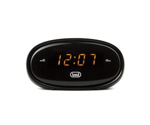 Trevi EC 880 Reloj Digital con Despertador, Negro, 13.5 x 6.5 x 5 cm