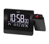 Trevi Reloj despertador digital EC 884 PJ – Alarma y proyección – Negro