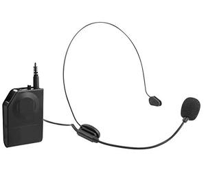 Trevi em408. Micrófono de Arco inalámbrico Profesional con Clip, Negro