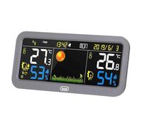 Trevi Estación meteorológica ME 3P20 RC – LCD, barómetro, higrómetro, termómetro – Gris Talla única