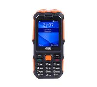 Trevi Forte 70 - Teléfono móvil con móvil antigolpes, Pantalla LCD a Color, Bluetooth, Doble cámara, Black