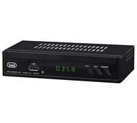 Trevi HE 3378 T2 - Códec decodificador Digital terrestre HD DVBT-T2 H.265 de 10 bits, Negro