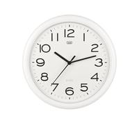 Reloj - Reloj de Pared Trevi OM 3301 - silencioso de 25,5 cm de diámetro con maquinaria de cuarzo, Blanco TREVI, Blanco