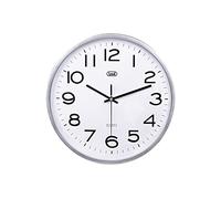 Trevi OM 3505 S - Reloj de Pared, diámetro de 35 cm, Movimiento silencioso Barrido de Segundo Continuo