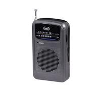 Trevi RA 710 GMG Radio portátil 2 bandas AM FM con toma de auriculares, alimentación a pilas AAA, compacta y ligera