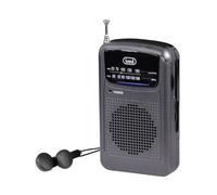 Trevi RA 710 GMG Radio portátil 2 bandas AM FM con toma de auriculares, alimentación a pilas AAA, compacta y ligera