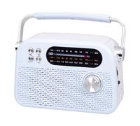 Trevi Radio portátil inalámbrica Multibanda FM Am SW con USB, Micro SD, MP3 y batería Recargable de Litio, compacta, versátil e Ideal para Viajes, Azul