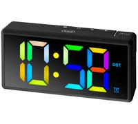 Trevi Reloj despertador EC 88 unisex adulto analógico-digital automático con correa Negro