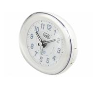 Trevi reloj de alarma de cuarzo blanco sl 3052, plástico
