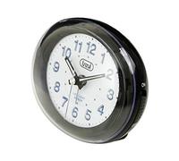 Trevi SL 3052 Quartz table clock Ovalado Negro, Color blanco - relojes de mesa (Analógico, Azul, AA)