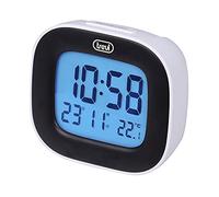 Trevi SLD 3875 - Reloj Digital con Pantalla LCD, Despertador, termómetro, Calendario y función Snooze, Color Blanco