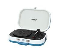 Trevi - TT 1020 BT Tocadiscos de tracción directa Azul, Blanco Semiautomático