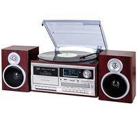 Trevi Tt 1072 Dab Tocadiscos De Tracción Directa Madera Semiautomático