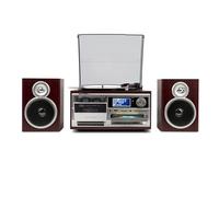 Trevi TT 1072 DAB Tocadiscos de tracción directa Madera Semiautomático