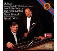 Trevor Pinnock Bach: Flute Sonatas BWV 1030-1035 & Flute (CD) (Importación USA)