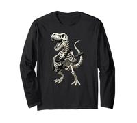 Trex Dinosaur Skeleton Guitarra Eléctrica Halloween Niños Niñas Manga Larga