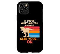 Trex Si Eres Feliz y lo Sabes, Oh, Divertidas Armas pequeñas Trex Carcasa para iPhone 11 Pro