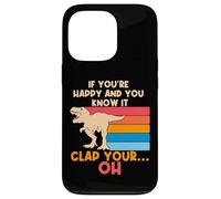 Trex Si Eres Feliz y lo Sabes, Oh, Divertidas Armas pequeñas Trex Carcasa para iPhone 13 Pro