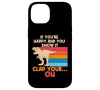 Trex Si Eres Feliz y lo Sabes, Oh, Divertidas Armas pequeñas Trex Carcasa para iPhone 14