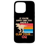 Trex Si Eres Feliz y lo Sabes, Oh, Divertidas Armas pequeñas Trex Carcasa para iPhone 15 Pro MAX