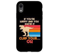 Trex Si Eres Feliz y lo Sabes, Oh, Divertidas Armas pequeñas Trex Carcasa para iPhone XR