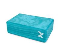 TREXO Bloque de yoga EVA en turquesa 140 x 220 x 70 mm ideal para yoga, pilates o rehabilitación, estable y cómodo de usar, de espuma EVA resistente